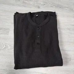 UNIQLO ワッフルヘンリーネック　XLのサムネイル