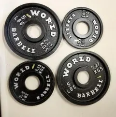 オリンピック プレート　WORLDBARBELL 15ポンドセット　薄型のサムネイル