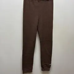 リブ編みブラウンレギンス 130サイズ