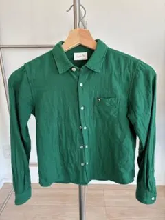 アーノルド・パーマー 緑色ボタンシャツ 秋服