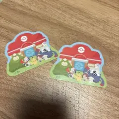 ポケモンセンター ステッカー 2枚セット