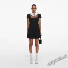 ❤️26新作 新品♡ SelfPortrait 黒ロングワンピース♡ G99 - メルカリ