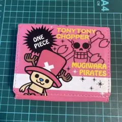 ワンピースチョッパー折り財布　経年劣化で色が変色あり