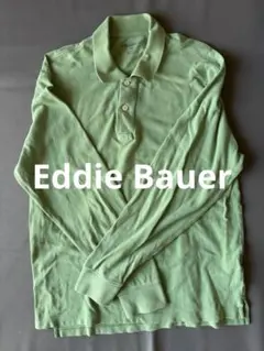 Eddie Bauer エディバウアー　長袖ポロシャツ　Mのサムネイル