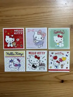 ハローキティ キャラクターシール 6枚セット