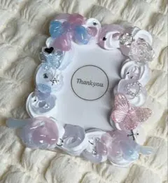 ピンク水色ホイップデコトレカケースB 8