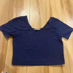 ジュリアーノジュリ　クロップド丈　半袖Tシャツ