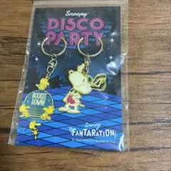 スヌーピー首振りキーホルダー ディスコ