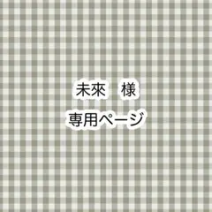 未來様　専用ページ