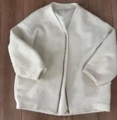 ノーカラー ブルゾン