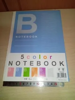 キャンパスノート　　　B　中横罫　30枚　5冊セット
