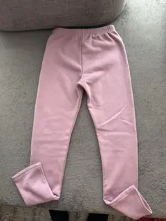 レギンスパンツ 裏起毛　140 パープル