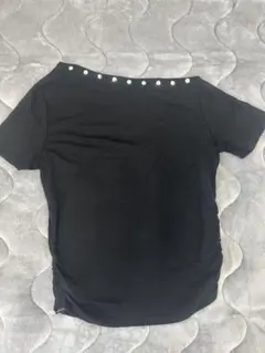 WHO'S WHO gallery ワンオフショルスタッズドロストTEE