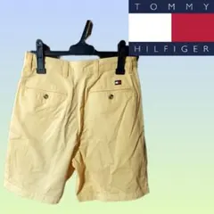 ビンテージ90s TOMMY HILFIGER イエローショートパンツ S