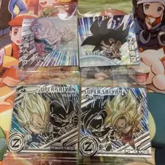 ドラゴンボール超戦士シールウエハース　劇GR2枚&BR2枚セット