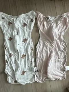 おくるみ Lサイズ クマ柄と無地