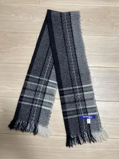 美品✨コムデギャルソン 大判ストール マフラーショール フリンジ ネイビー COMME des GARCONS COMME des GARCONS - COMME des GARCONS