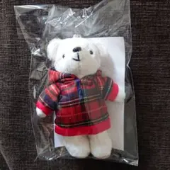 チェック柄パーカー ベアドゥ マスコット エアドゥ AIRDO ぬいぐるみ ・