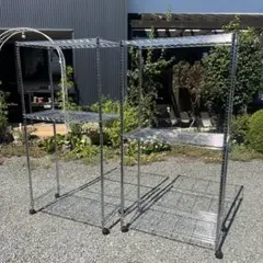 【直接お取引き】メタルラック 2セット 完成品 オフィス スチールラック