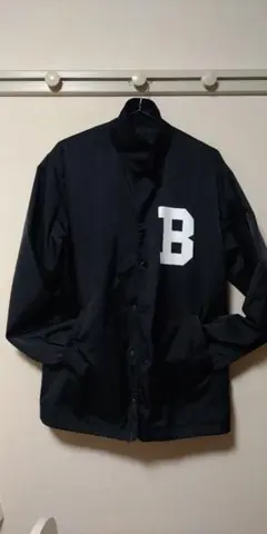 ニコアンド ナイロン コーチジャケット Bロゴ CHURCH Av