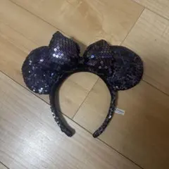紫色スパンコールカチューシャ