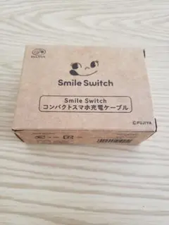 不二家　コンパクトスマホ充電ケーブル　ペコちゃん