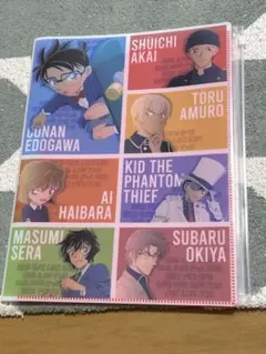 名探偵コナン クリアファイル 2枚セット 赤井秀一 安室透 怪盗キッド