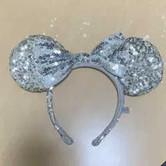 ミニーマウススパンコールカチューシャ