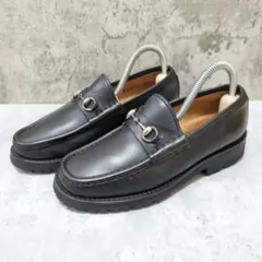 【極美品】GUCCI ホースビットローファー レザー イタリア製21.5cm