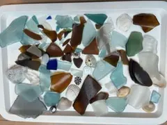 大量お得❣️シーグラスと貝殻の工作素材セット❣️ハンドメイドなどに