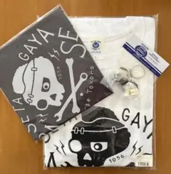 世田谷ベース　クリーニングクロス/アンダーリペアドッグTシャツ L/ビーチタオル 世田谷ベース / アンダーリペアドッグ Tシャツ / ホワイト×レッドM