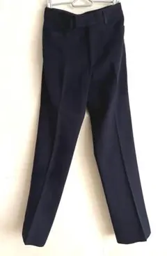 ネイビー スリムフィット スラックス