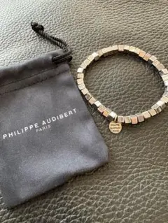 美品　PHILIPPE AUDIBERT シルバーキューブ　ブレスレットのサムネイル