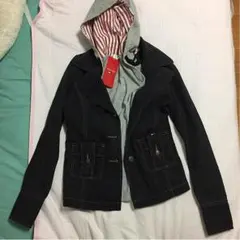 タグ付き！重ね着風tommy girlデニムジャケット