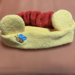 プーさん耳付きタオル生地ヘアバンド