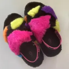UGG アグ　カラフル　ファーサンダル　19.5cm