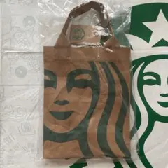 STARBUCKS⭐️クラフトペーパーショッパー S