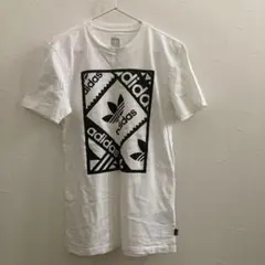 adidas グラフィックプリント Tシャツ XS ホワイト