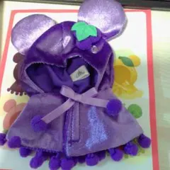 ディズニーストア　シークレットポンチョ　ぶどう