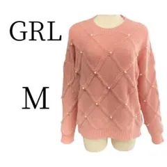 ★美品 GRL グレイル ピンク 長袖 ニット・セーター M