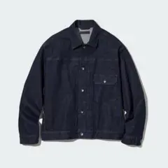 UNIQLO ユニクロ デニムジャケット ネイビー XLサイズ - メルカリ