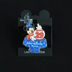 【限定5000】WDWディズニーワールド　29周年　魔法使いの弟子ミッキーピン