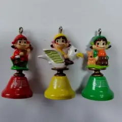 ペコちゃん　フィギュア　ベル　3個セット