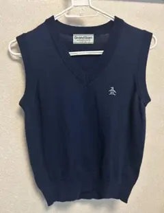 【お買得】グランドスラム　マンシングウェア　Vネックベスト ネイビー 女性