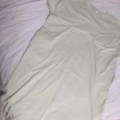 UNIQLO ベージュ 半袖シャツワンピース L