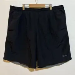 シーナイン ショーツ パイピング裾 無地 ＸＬ 黒灰 ポリエステル スポーツのサムネイル