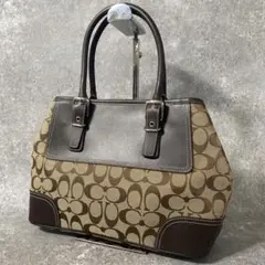 COACH Hampton Jacquard Satchel Bag