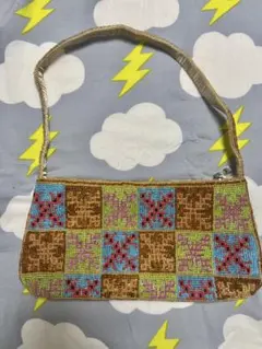 ビーズバック☆ハンドバッグ☆パーティー用に☆美品中古☆