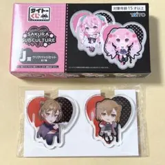 タイトーくじ 桜ミク クリアバッジ MEIKO セット