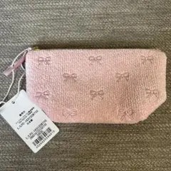 フェイラー　ラブラリーバイフェイラー　ポーチ　リボン刺繍